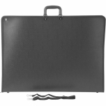 Joonistemapp Must A2 plastik 74 x 55 cm