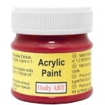 Matt akrüül Dark Red 50ml Daily Art DA12132158