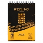 Visandiplokk Fabriano spiraal A5 90g 60lehte
