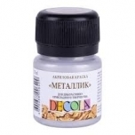 Akrüülvärv Metallik Hõbe 20ml Decola