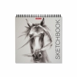 Visandiplokk spiraalis 20x20cm 120g WILD HORSE, 40 lehte