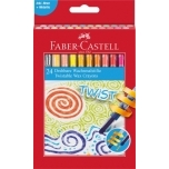 Vahakriidid Faber-Castell keeratavad 24-värvi 