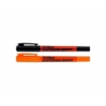 Elektriku marker 2 otsaga 0,4 ja 1,0mm - must+punane blistris.