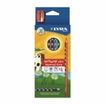 Värvipliiats Lyra Groove Slim 12tk+teritaja