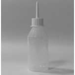 Plastikpudel 100 ml 4,5 x 14,5 cm Läbipaistev