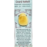 Oranž kaltsiit auguga kivi 