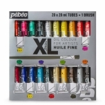Õlivärvide komplekt 20tk 20ml,pintsel Studio Pebeo