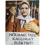 Nõuame veel kallimat elektrit maaliprint