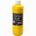 Tekstiilivärv Kollane 500ml Basic Solid