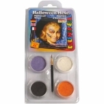 Eulenspiegeli näovärvi komplekt Halloween-Hexe