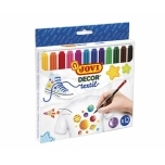 Tekstiilimarkerid Jovi decor 12tk