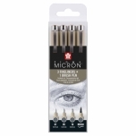 Sakura Pigma Micron joonistusmarker 4tk Cool Grey Silm, hallid toonid