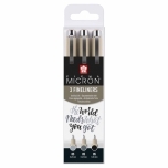 Sakura Pigma Micron joonistusmarker 3tk Hallid ja must Sakura