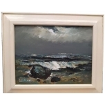 Jüri Ristna õlimaal Rand III 35x27 1993.a
