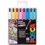 Markerid POSCA PC-1MR Pastell universaal 8 tk