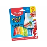 Viltpliiats klaasile ColorPeps 6tk