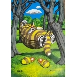 NAP.42*30 Jaan Männik akrüülmaal