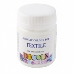 Tekstiilivärv Valge 50ml Decola