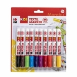 Tekstiilimarkerite komplekt Marabu Kids, 3mm, 10 tk