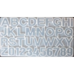 Silikoonist vorm Tähtede,Numbrite transparent Pentart