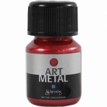 Akrüülvärv metallik Laavapunane Schjerning 30ml