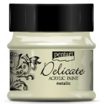 Akrüülvärv Valge kuld Delicate metallik Pentart 50ml