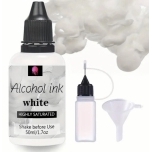 Valge Alkoholitint kristallvaigule 50ml+ lisad