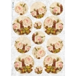 Riisipaber Roses VITFLO0034 32 x 45 