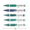 Royal Talens kompl 5tk Ecoline Brush Pen Roheline-Sinine