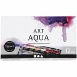 Akvarellide komplekt Art Aqua 12 värvi metallkarp