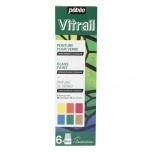 Klaasivärvide komplekt Vitrail 6tk 20ml Pebeo(lahusti baasil)