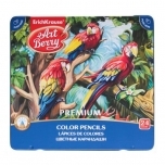 Värvipliiatsid Artberry Premium (papagoid)24 värvi metallkarbis