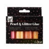 Glitter ja pärl liim Craft Sensations Roosad toonid 4x20ml