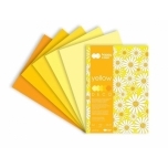Värviline paber Deco Yellow Happy Color A5 170gr 20lehte