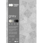 Värviline paber Deco Grey Happy Color A4 170gr 20lehte
