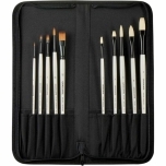 Pintsli komplekt pinaliga 10tk Daler Rowney pikk vars 