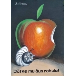 Jätke mu õun rahule.Akrüülmaal lõuendil.30*21cm