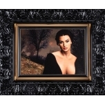 Italian Fall.Amadeus Eisenberg.Autoritehnika.Kunstiline 3 kordne raamimine. 70*57cm