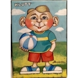 Klutt.Akrüülmaal lõuend raamil 17*12cm