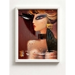 Jüri Ristna õlimaal Naine liblikaga 45x40 1998.a