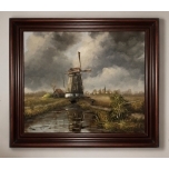 Veski.Õlimaal.74 x 64 cm