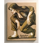 Sneaker.Akrüülmaal lõuend raamil 30*24cm(Ilma raamta)