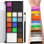 Näovärvide komplekt Face Body paint18 tk