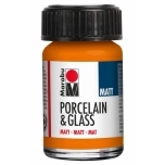 Portselani-ja klaasivärv Marabu Matt 15ml 013 orange