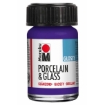 Portselani-ja klaasivärv Marabu Violet Glossy 251 15ml 