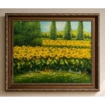 Õlimaal Päevalilled.72*62cm